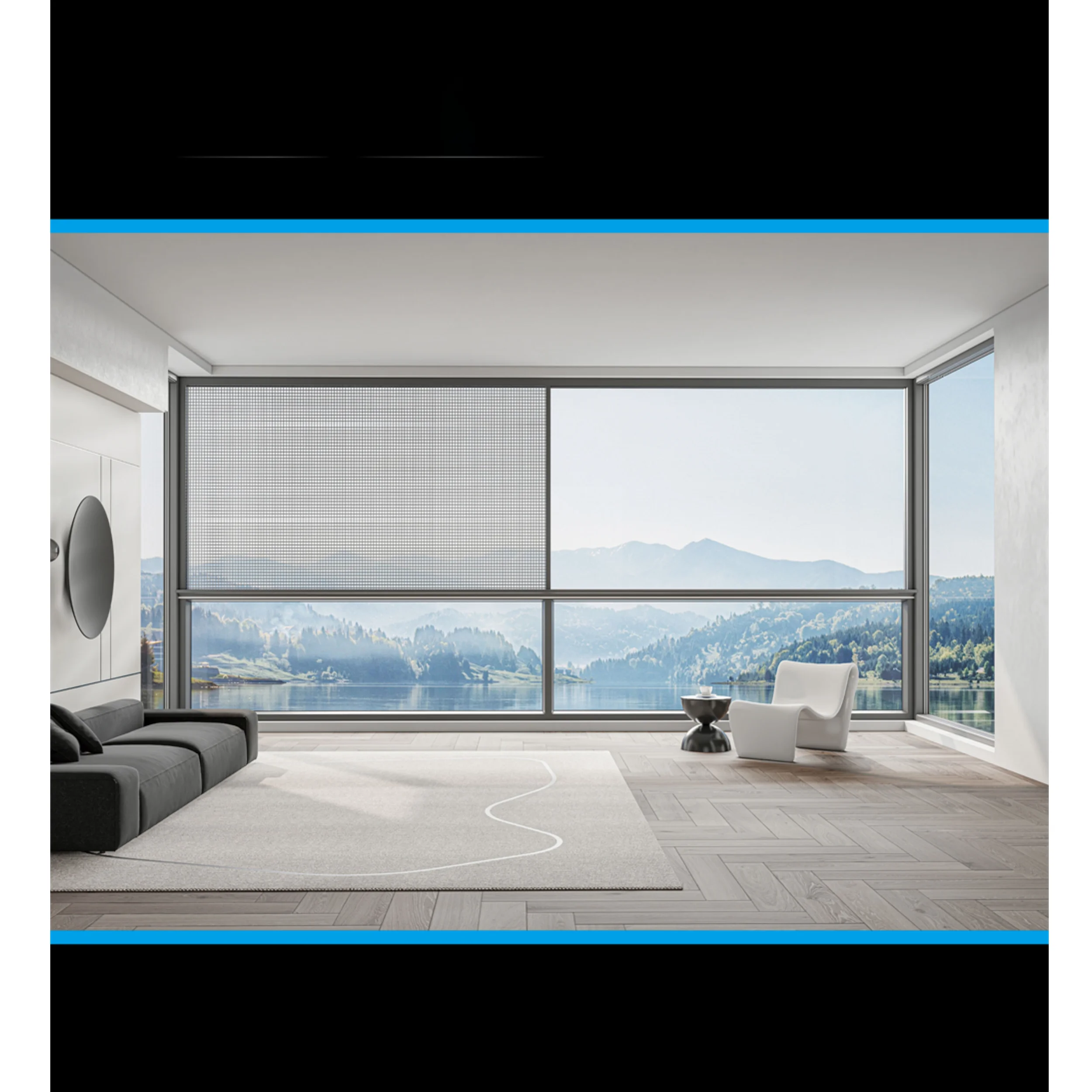 New Arrival Easy Installation Aluminium Sliding Window 130 Six-Track Extremely Narrow Hidden Frame Sliding Window
