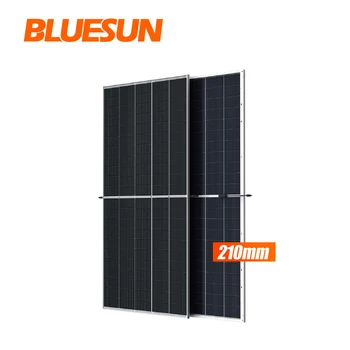 HJT high power hybrid solar panels 550w 560w 570w 580w solar panel paneles-solares- popular in world