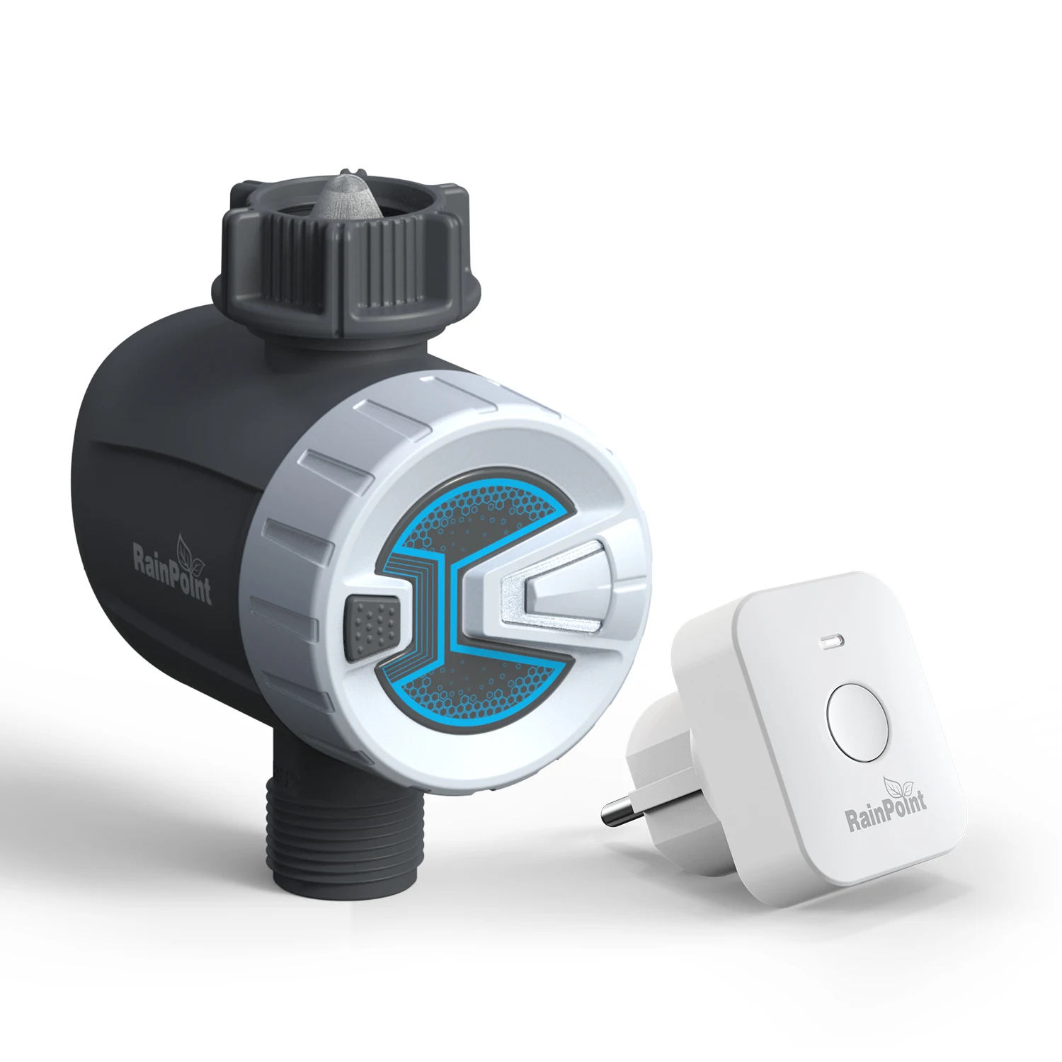 Smart Water Timer with WiFi Hub Hose Timer with Rain Delay Outdoor Garden Lawn Faucet Programmable Irrigation Sprinkler Timer