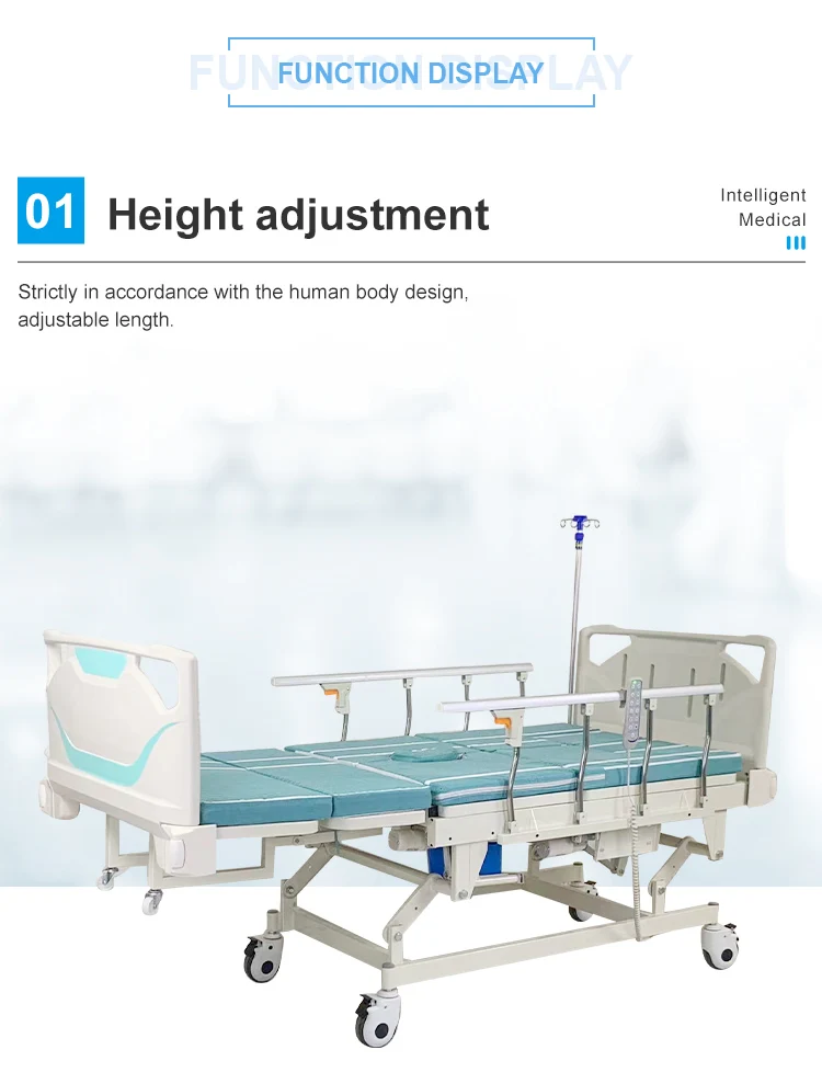 Ce Iso Cheap Homecare Bed Multifunctional Hospital Nursing Bed Electric