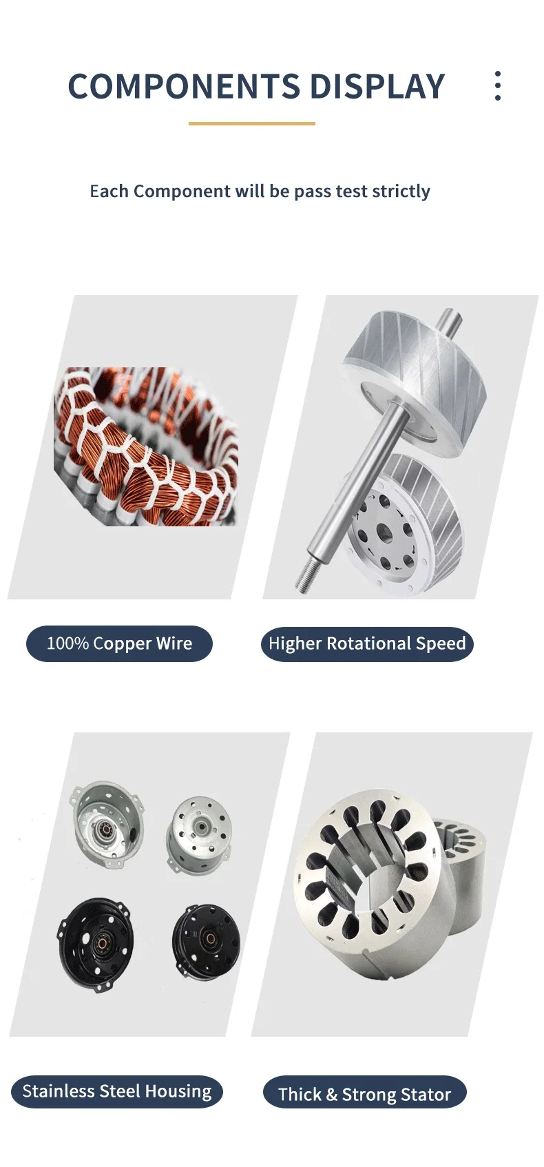 Table Fan, 220v, 7116, Aluminum - detail 14