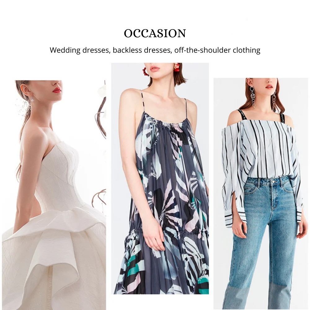 dd bra for backless dress Feelingirl Seamless Anti-Slip Bandeau Bra