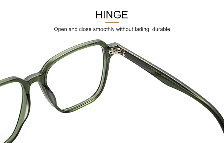 Montature per occhiali da vista in acetato di alta qualità OEM, adatte a tutte le forme del viso, quadrate, leggere e resistenti._voghion.com