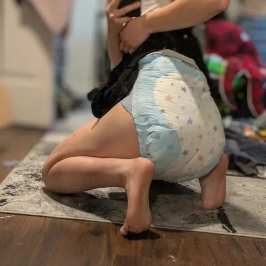 Premium Plastic Backed Two Tape ultra Thick Abdl Adult Baby Sissy Diaper Stories for Girl