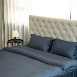 Premium Quality 100% Organic Bamboo Satin Comforter Set 60S 300T Silk Soft and Breathable Free Fresh Luxury Bedding Sheet