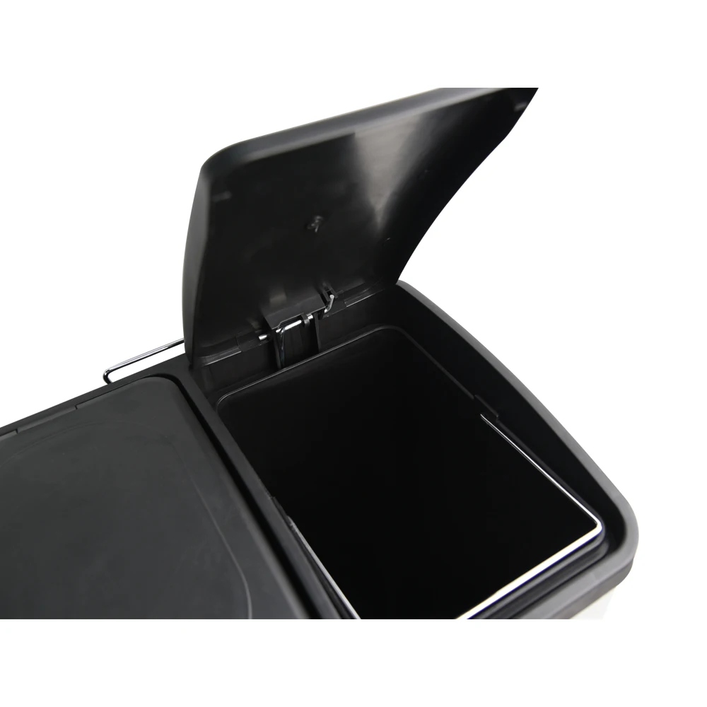 Мусорная корзина из нержавеющей стали 40L 45L 54L с двойным тройным отделением