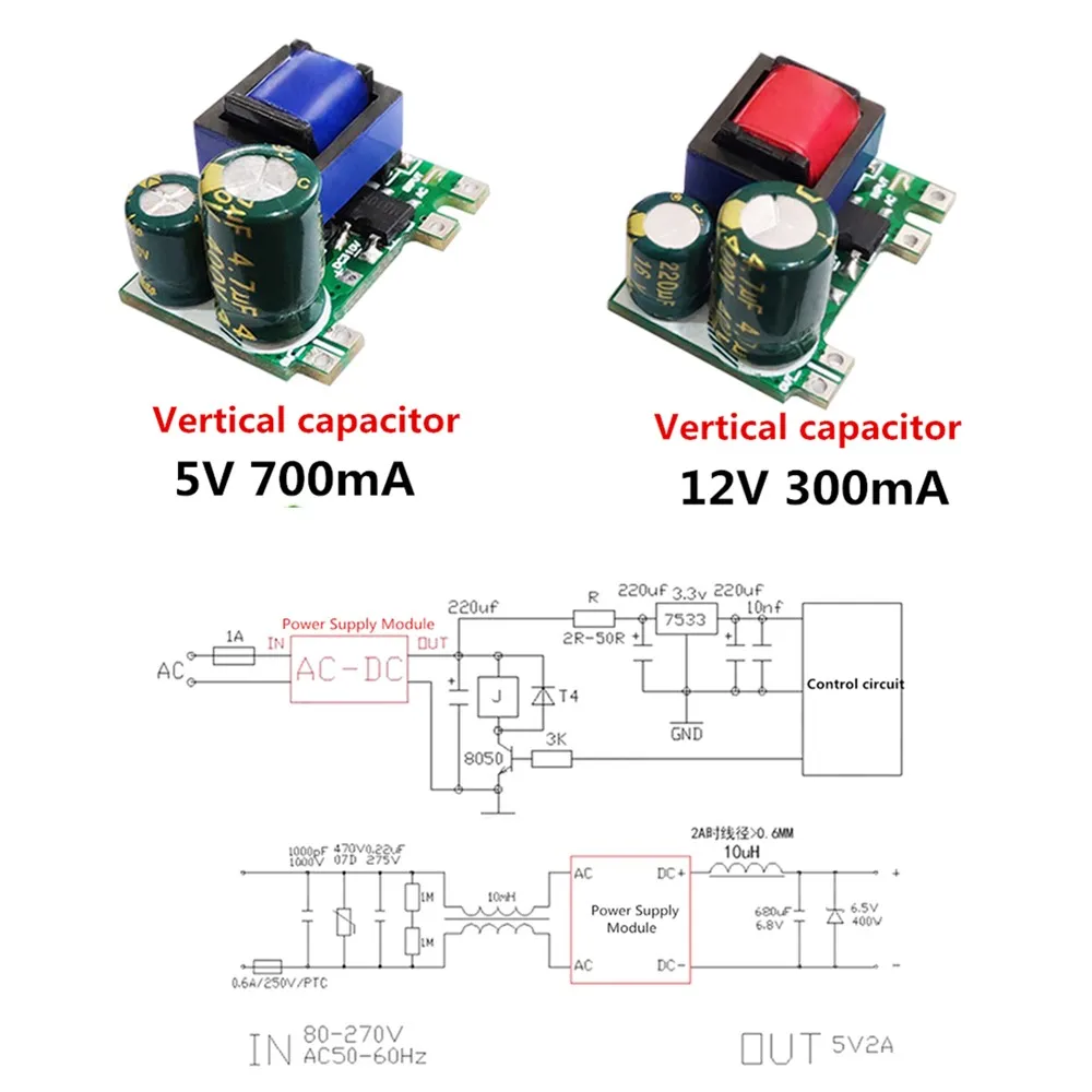 Convertitore Buck AC-DC 220V A 12V 300mA - Modulo Step Down Con Protezioni Integrate - Foto 7