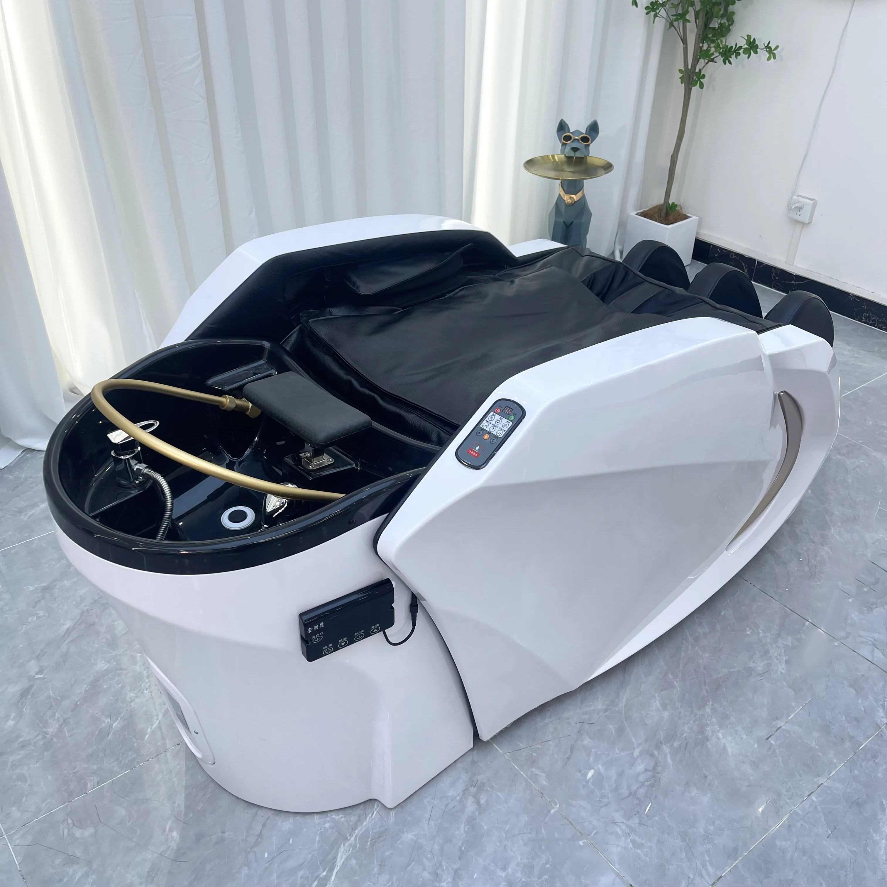 Smart Shampoo Bed With Water Circulation And Steamer Therapy Electrical