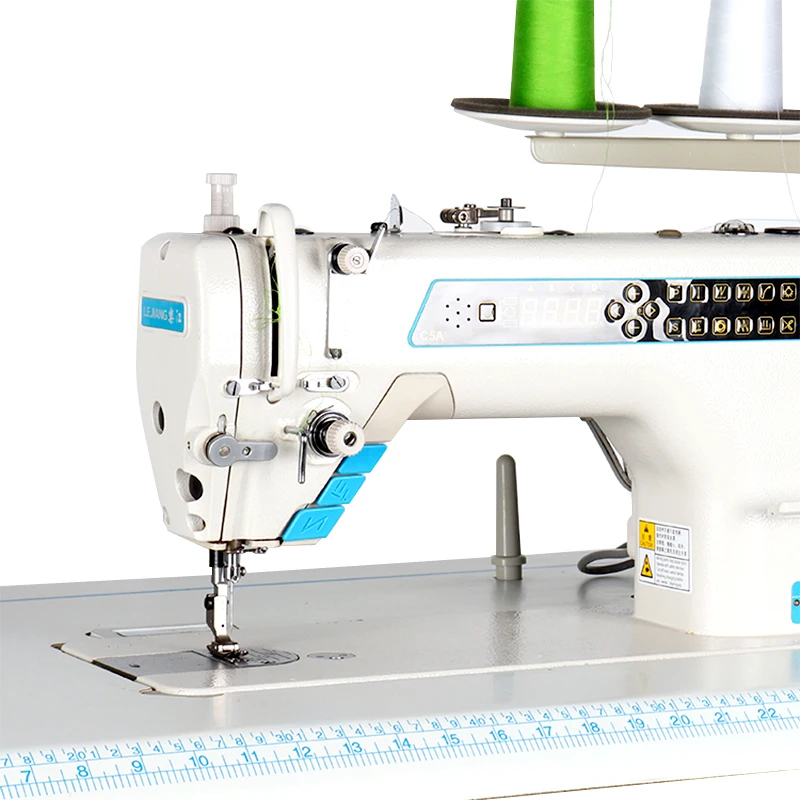 Mechatronice Computerized Compound Feed Heavy Material Lockstitch Sewing Machine