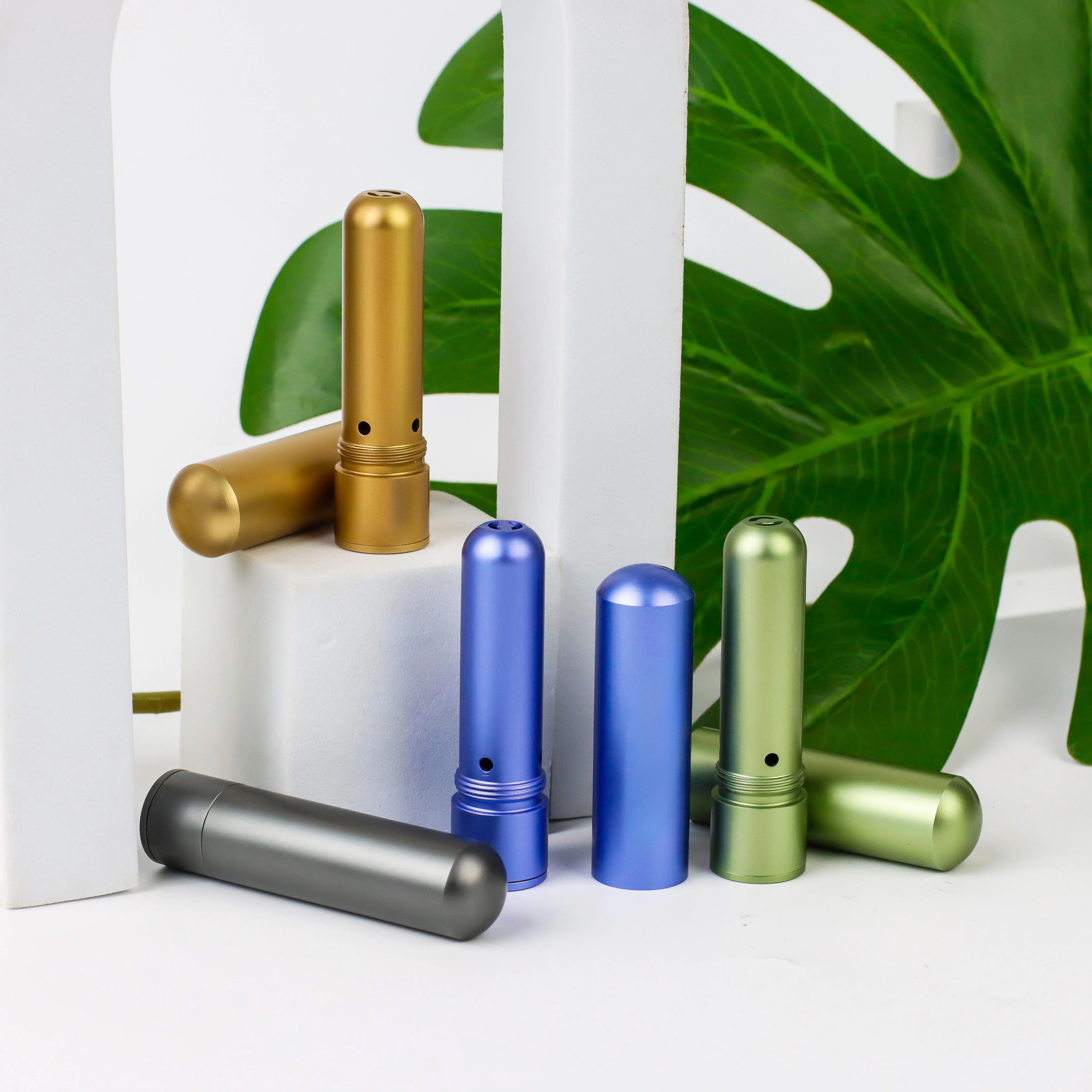 Aluminum Alloy Laser Engraving - Customize Logo Inhaler