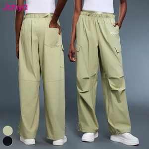 Janya 2026 Women's Casual Running Jogger Trousers Quick Dry Breathable Straight Leg Sports Pants Dual Waist Loose Cargo Pants