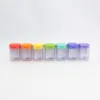 Transparent colored lid