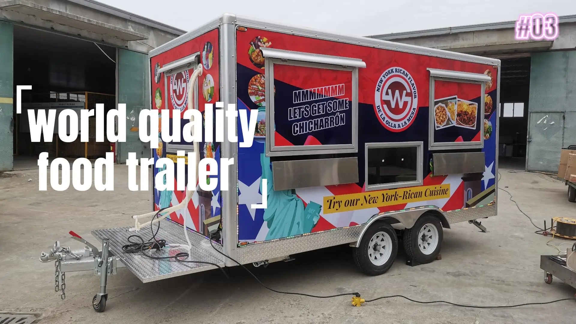 Oriental Shimao Fully Equipped Ice Cream Food Truck With Full Kitchen