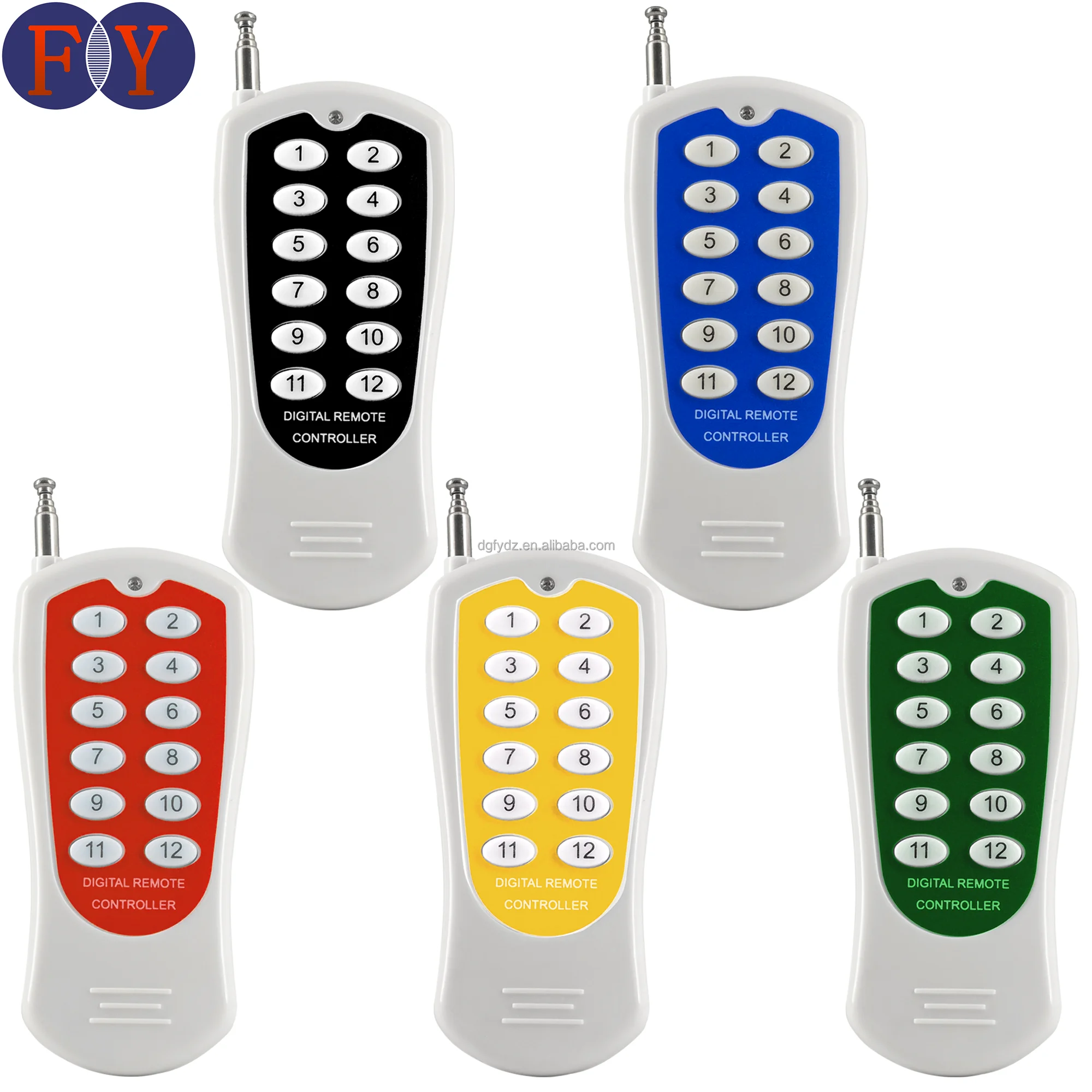 12 Button 433mhz RF Remote - Long Range Learning Code Transmitter