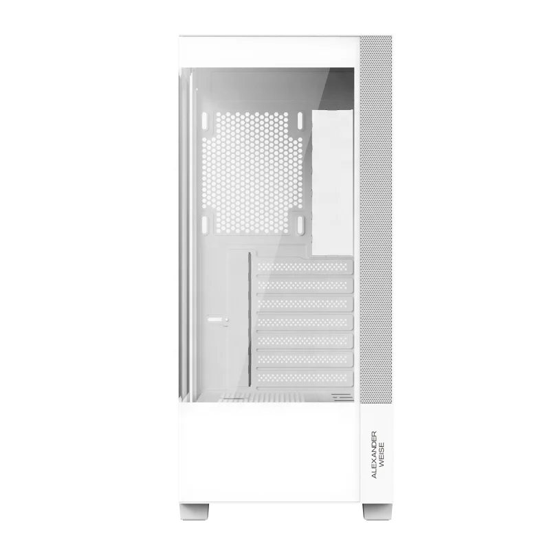 JNP Custom Tempered Glass Atx Matx Pc Game Fan Water Cooling System Power Supply Computer Gaming Case Gamer for PC