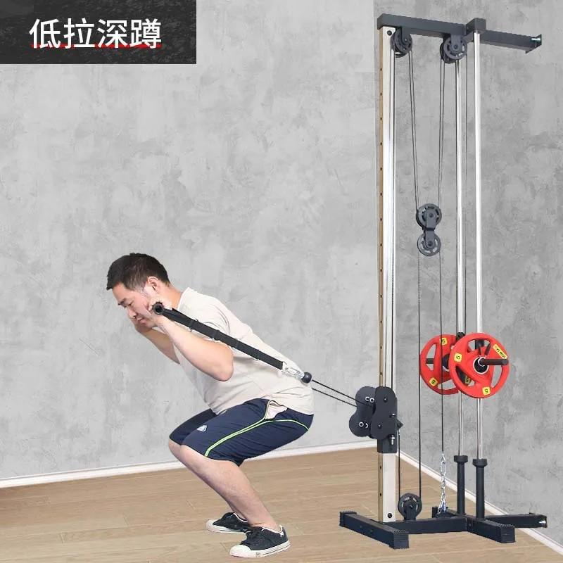 Pin Loaded Gym Equipment Lat Pull down Machine Durable Portable
