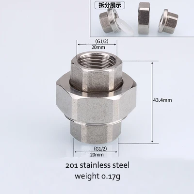 آخرین اخبار شرکت سوپر کل مرد زن مستقیم پستان فولاد ضد زنگ 201 لوله T رشته دار مناسب برای اتصال هوا فشار به شش گوشه  19