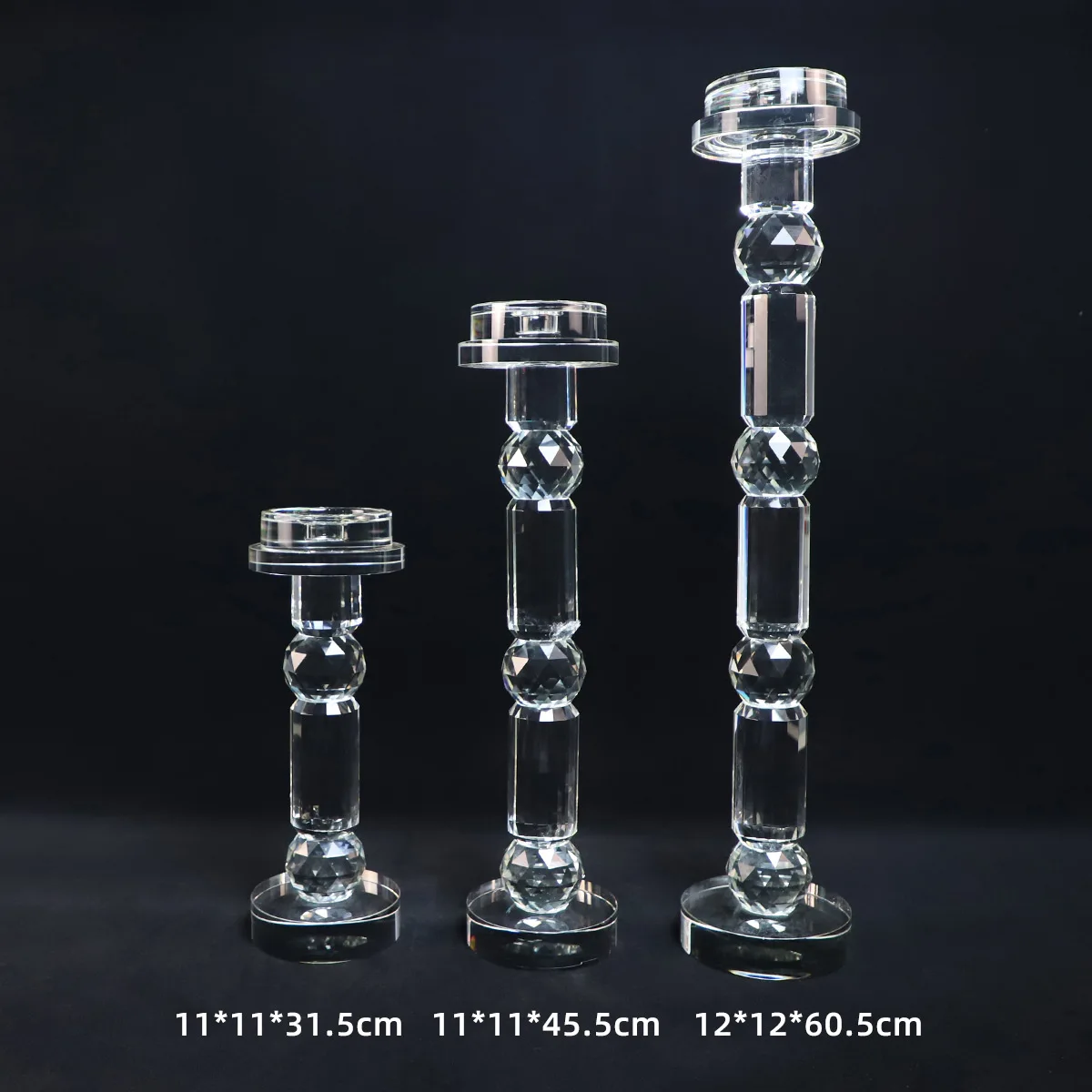 Wholesale glass material votive crystal candle holders lanterns and candle jars centerpiece supplier