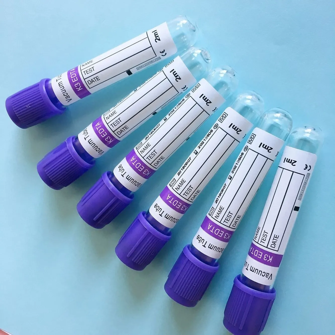 Vacuum Blood Collection Tube PET/Glass K2 K3 EDTA Tube--shandong Chengwu