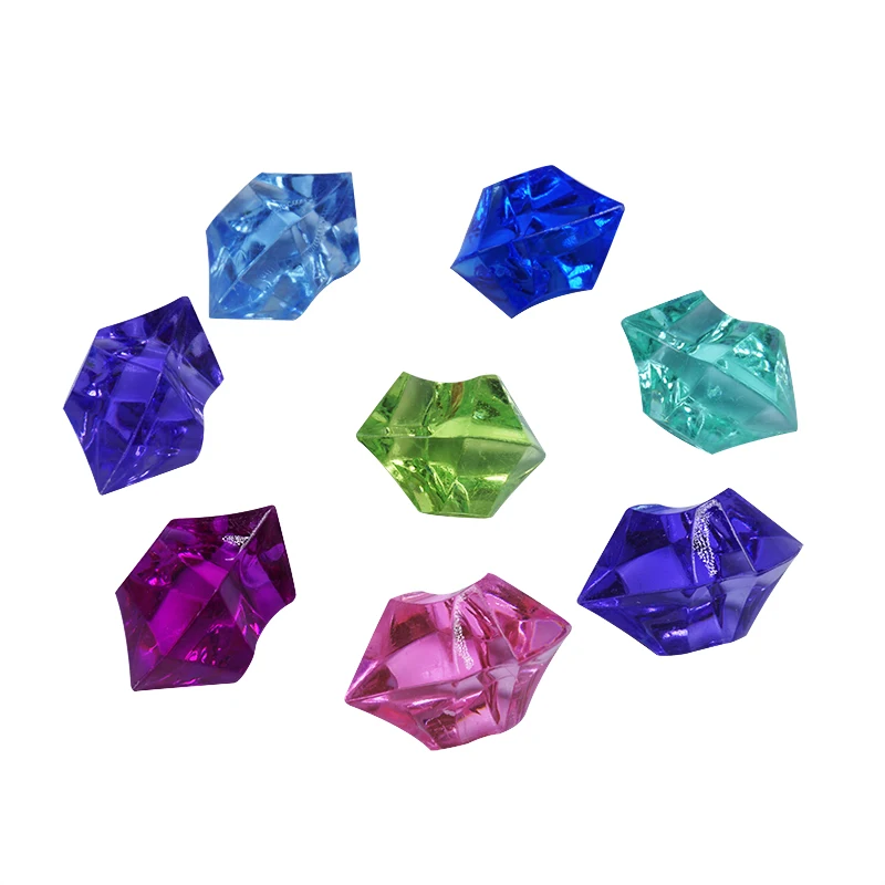 Многоугольник прозрачный пластик для защиты окружающей среды игровые фишки 11 видов цветов Детский обучение математике подсчета Бинго игровой аксессуар