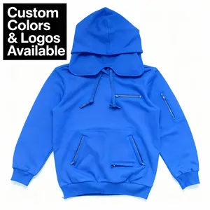 Cotton Hoodies with Built in Eye Mask Airplane Sleep Light Blocking Top Fashion Multiple Colors Custom High Quality Men Hoodies