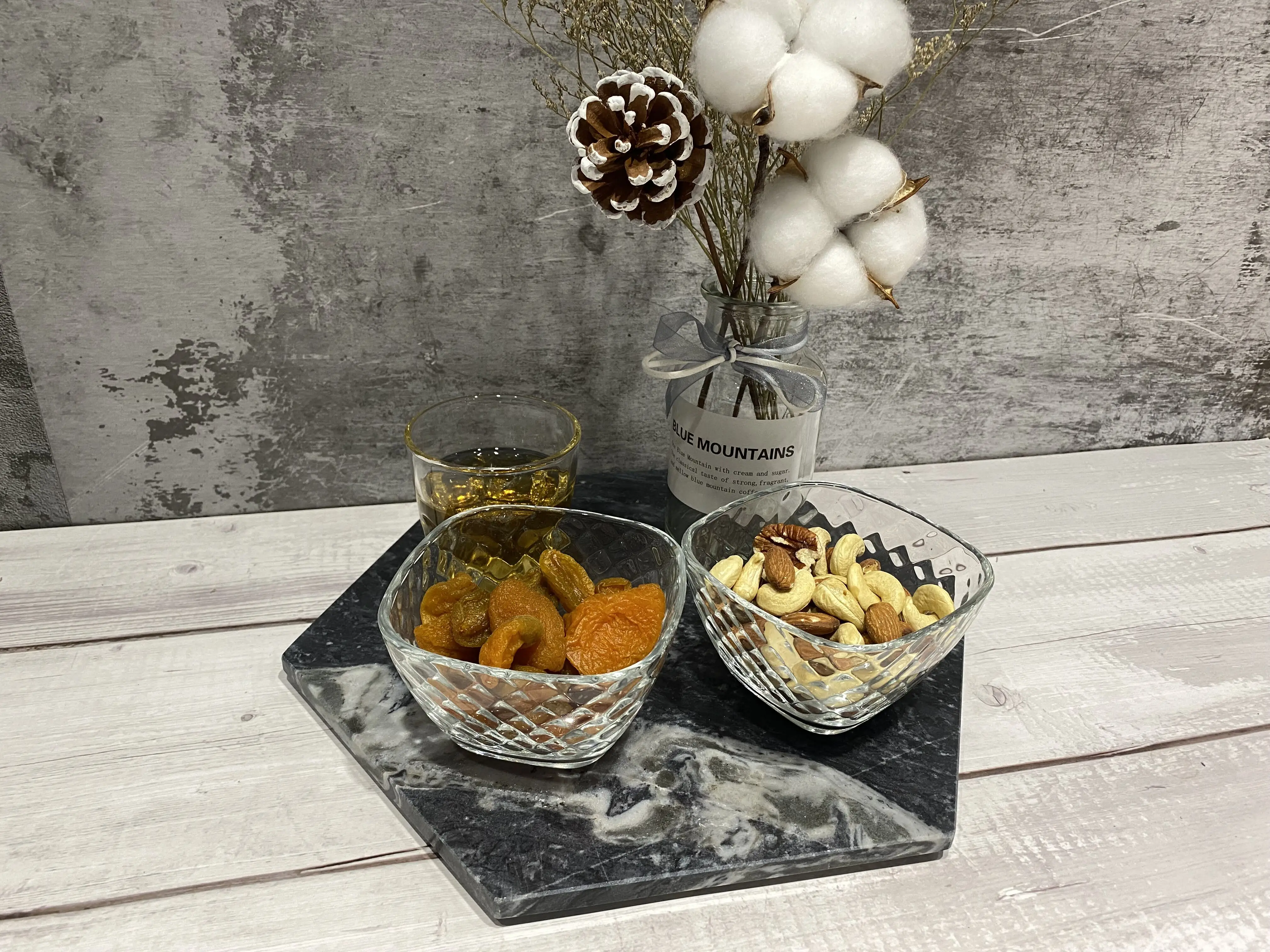 Round Black Marble Kitchen Countertop Pastry Cutting Board,Serving Tray