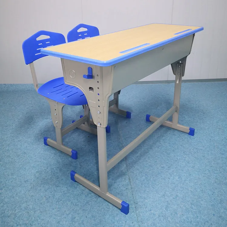 Cheap Primary School Classroom Children Desk And Chair Set Double Desks