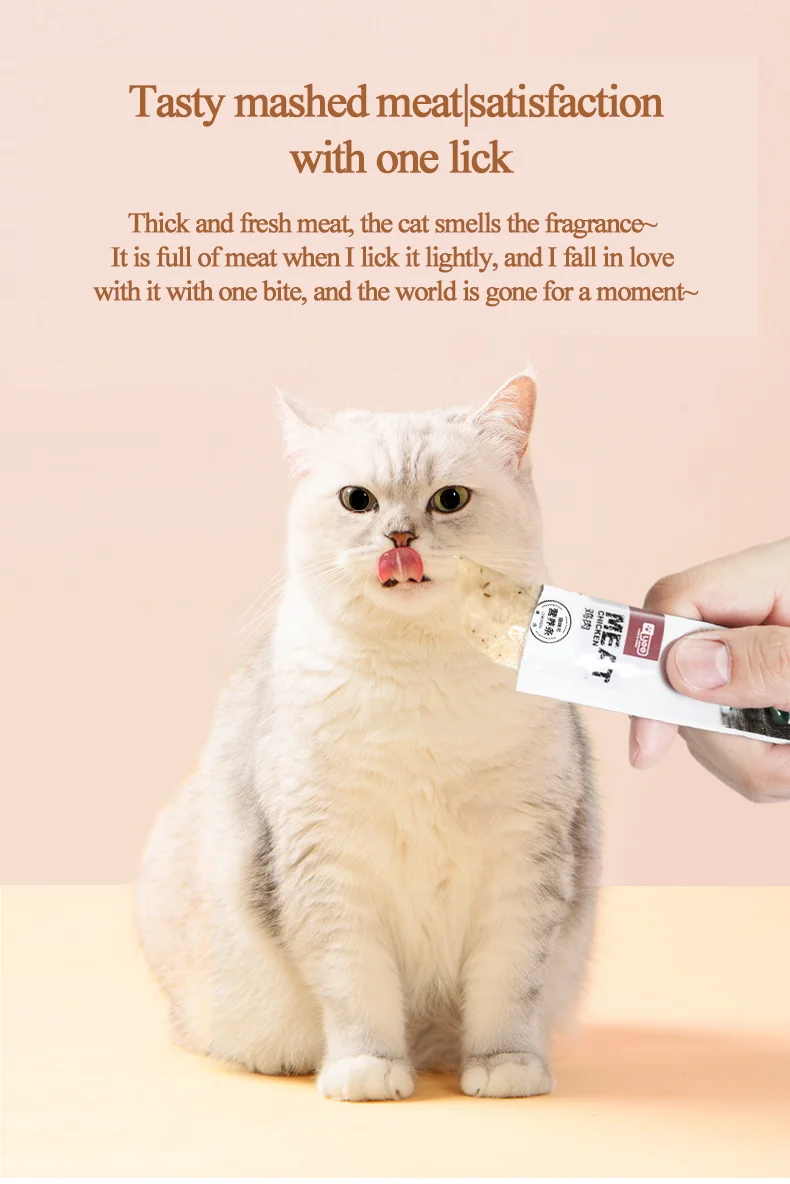 Yee Factory Wholesale Wet Cat Food Pets Cat Snacks Oem Package Cats