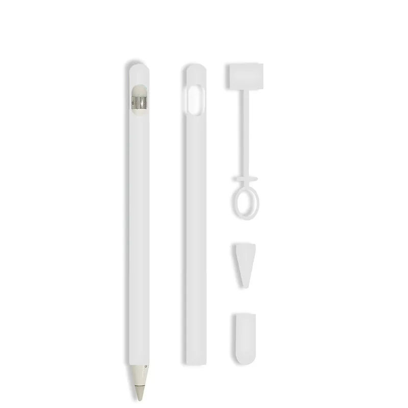 Lianmi 4 In 1 Silicone Holder Skin Cover Sleeve For Apple Ipad Pencil Funda