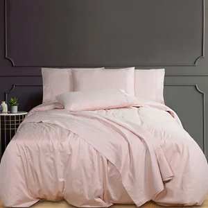 Australian Cotton Silky Plain Bedsheet 100% Pure Cotton Bedsheets Bedding Set Bed Sheets Comforter Sets King Luxury