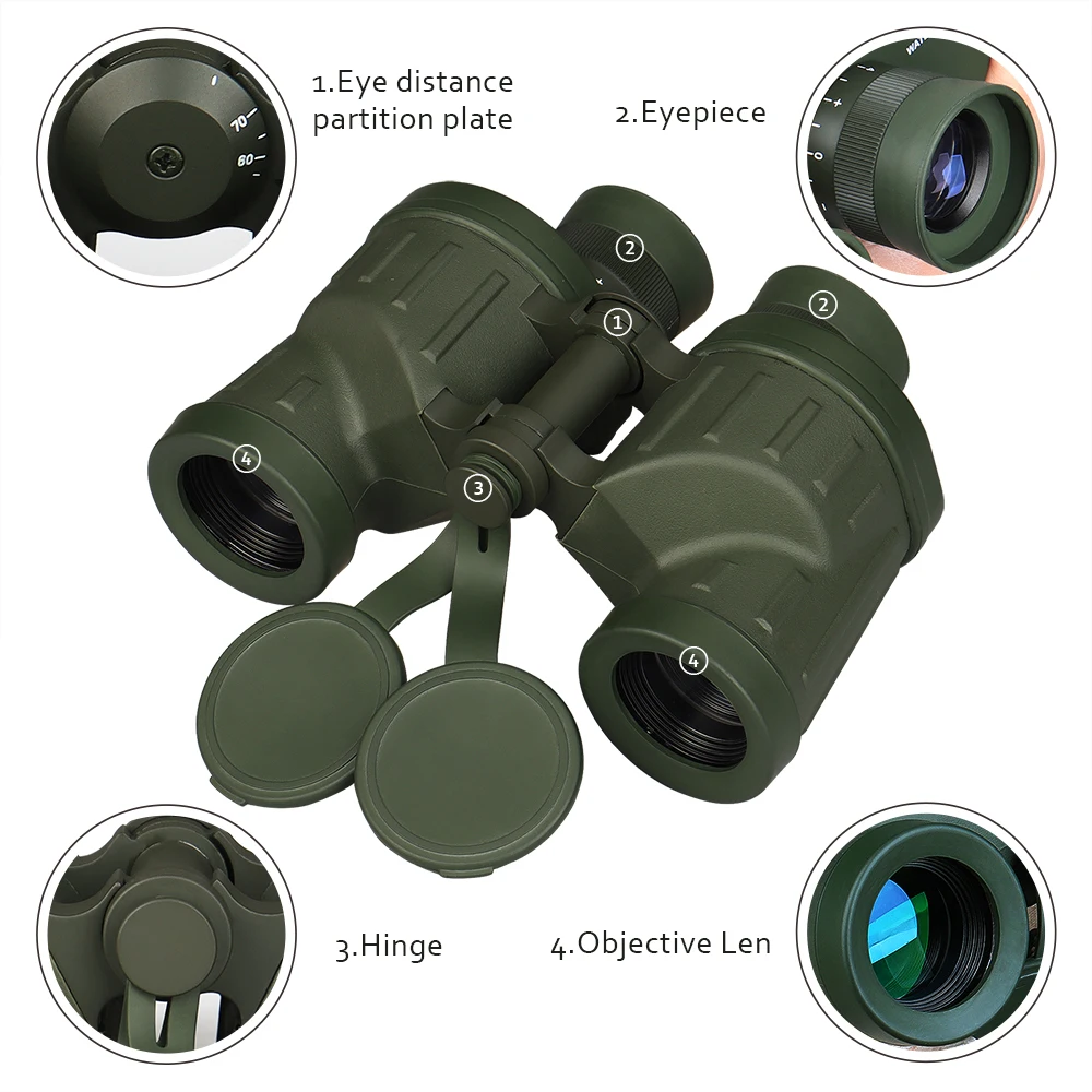 Hunting Shepherd Mountain Flag Bird Watching HK3-0046 Tactical Telescope 8x30 Binoculars