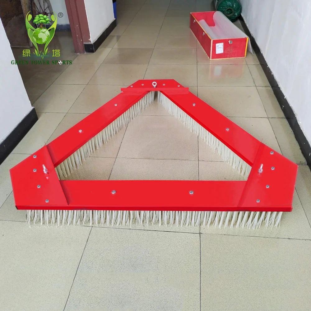 Football Field Brush Tools Triangle Brush for Artificial Grass Triangle Brushing Tool