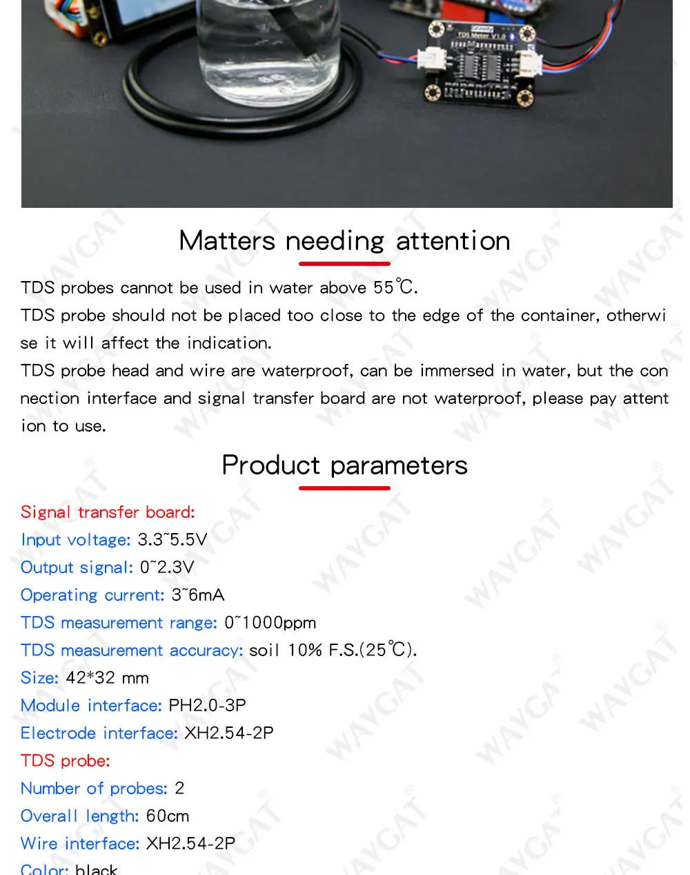 Tds Sensor Module Price Water Conductivity & Tds Sensor Module For Water Quality Testing ...