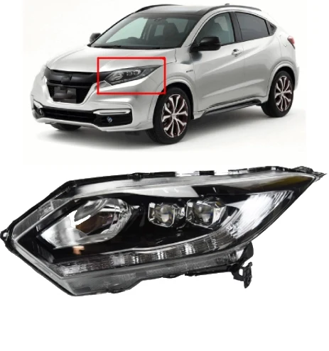 مصباح أمامي LED لقطع غيار السيارات مع مصباح تشغيل نهاري لسيارة Honda Vezel 2014 - 2018