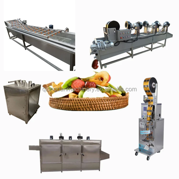 Automatic Star Fruit and Vegetable Dehydration Plant Dried Fruits Dehydrated Vegetables Drying Processing Line Production