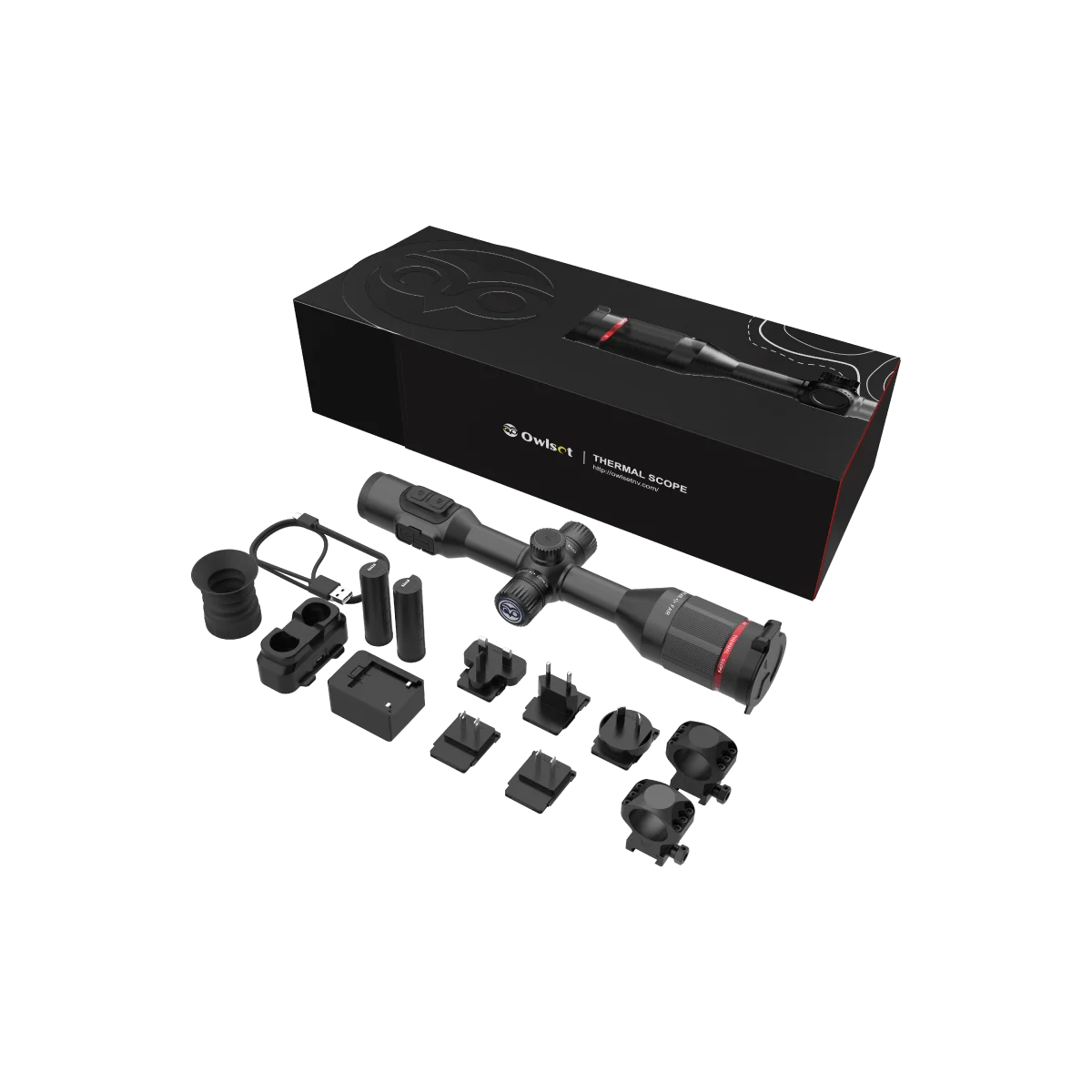 Vector Optics長距離サーマルスコープ640x480フクロウセットRSMX302