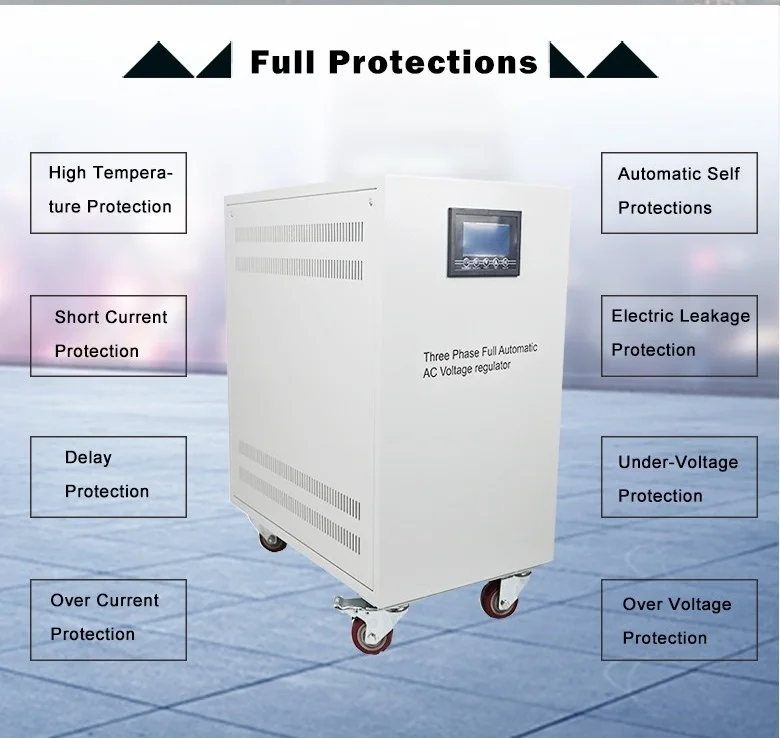 Solve Zero Grounding Issue Less Than 1V Single Phase 3 Phase Voltage Stabilizer Indonesia