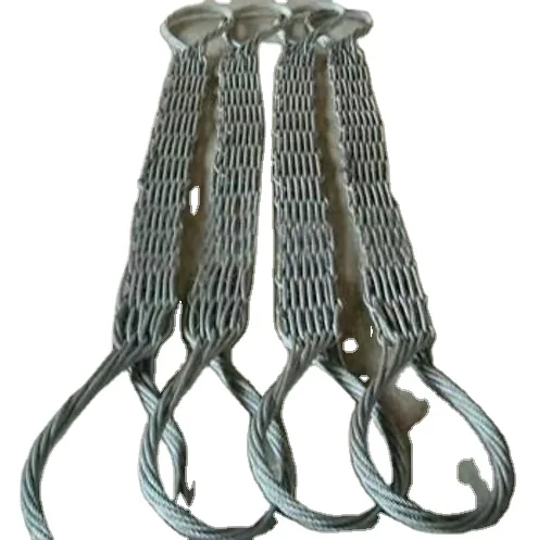 鋼鉄編組ワイヤー ロープ ベルト スリング、容量 5 トンから 50 トン