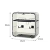 Large face towel box, silver plated, 35*17*35 cm