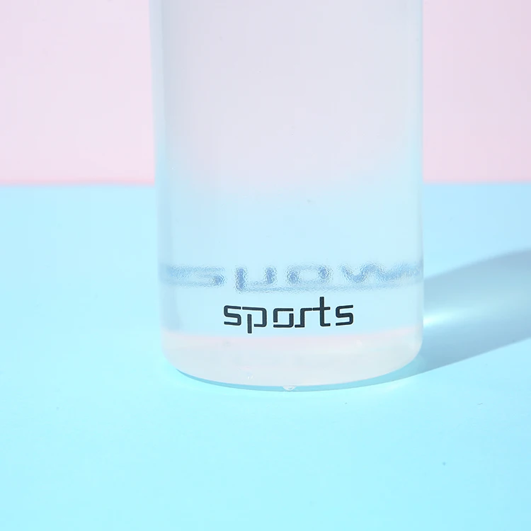 Portable 700 ML Custom Printed Logo BPA Free Gym Sports Plastic Water Bottle