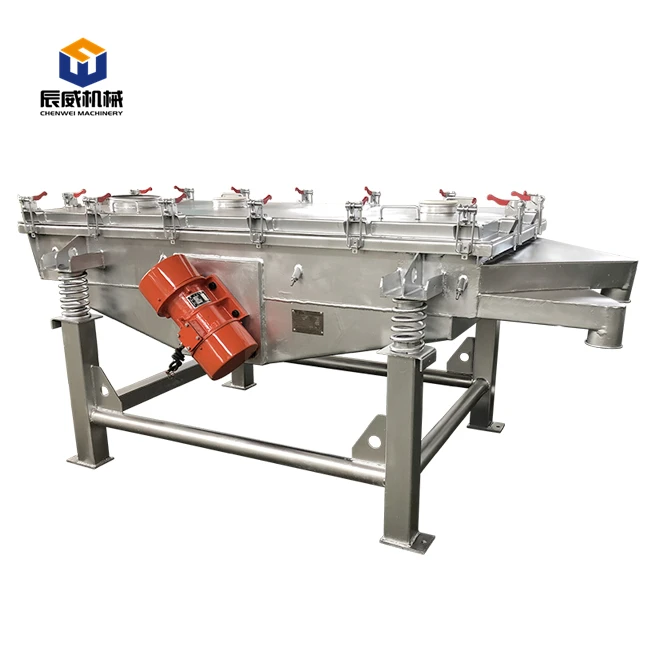 CW Automatic Soil Durable Diamond Linear Vibrating Screener Sieving Sifting Machine