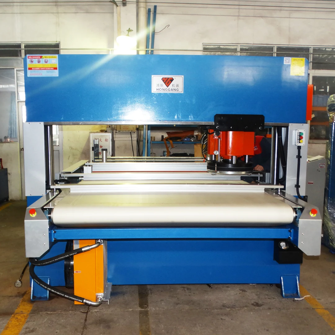 Automatic Traveling Head Cutting Press Machine for Leather