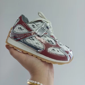 TBS Burgundy Luxury Designer Girl's Walking Shoes for Kids 3 to 12 Years