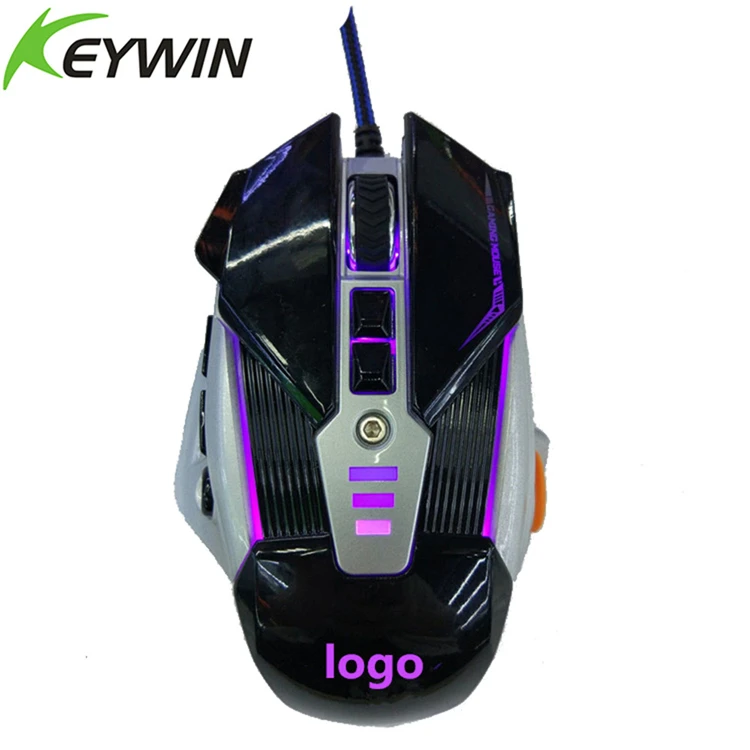 OEM Factory 8D LED RGB Wired Gaming Mouse Adjustable DPI Custom USB Mouse for PC Laptop Optical Tracking