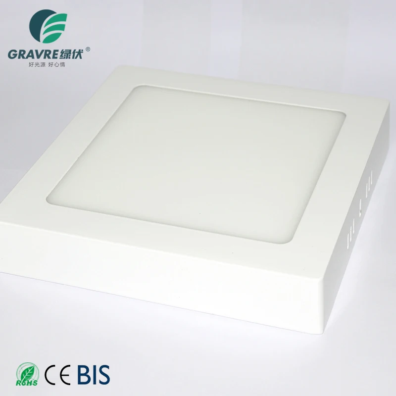 24W Custom Size Surface LED Driver Double Color Panel Light For Home Kitchen