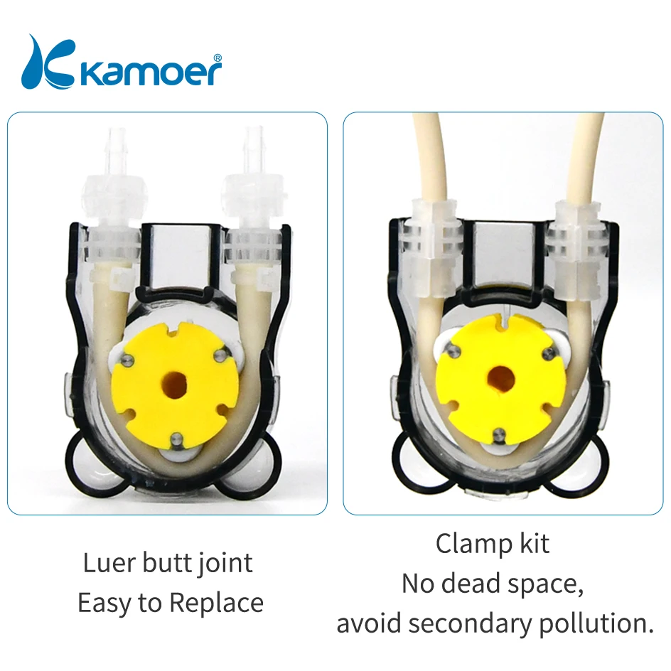 Kamoer KXP100 100ml/min Adjustable Low Flow Rate 24V WiFi Remote Control Mini Lab Peristaltic Dosing Pump