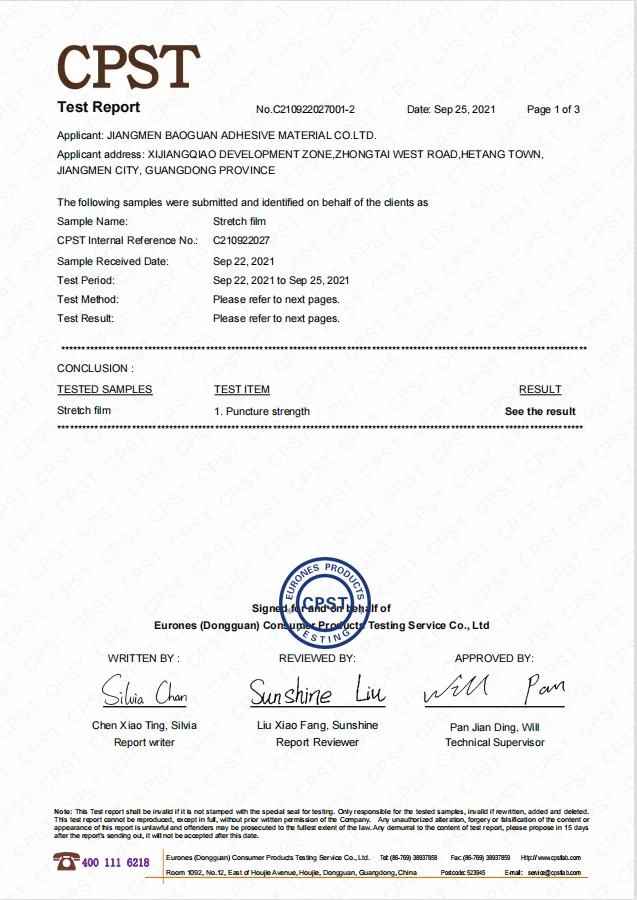 20 Micron Transparent Plastico Filme Strech Thick Plastic Wrap Stretch