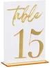 สีขาวและสีทอง-หมายเลข "15"