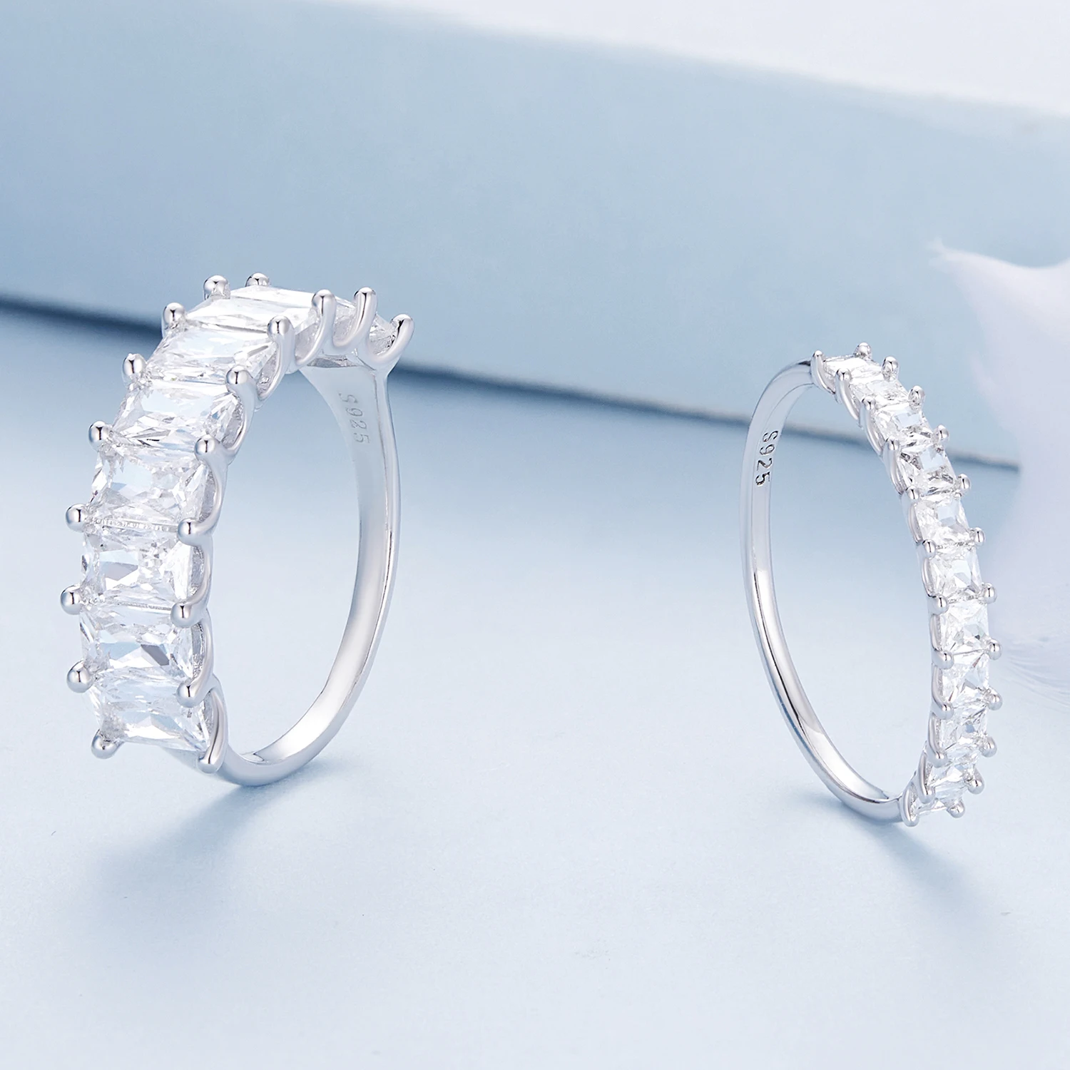 Pida Anillos De Boda De Plata 925 Para Mujeres