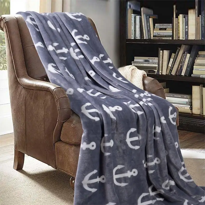 Hot Sale Promotional Extra Thick Coral Fleece Blanket Custom Printed